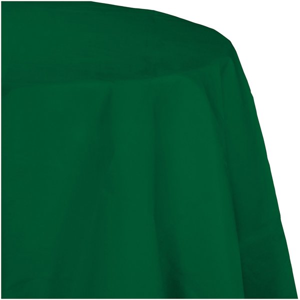 Touch Of Color Hunter Green Octy Round Tablecloth, 82", 12PK 923124